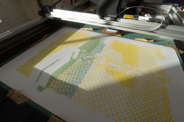 Artwork from project Rubber Stamping Machine